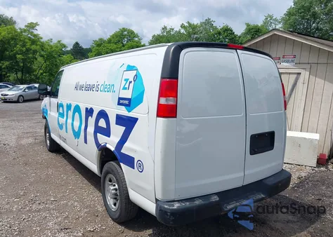 2020 Chevrolet Express Cargo Rwd 3500 Extended Wheelbase Wt z USA, uszkodzony, nr VIN 1GCZGHFG7L1161787